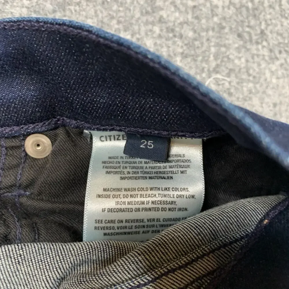 Citizens Of Humanity Jeans Womens 25 Blue Rocket‎ Ankle Super Skinny Mid Rise